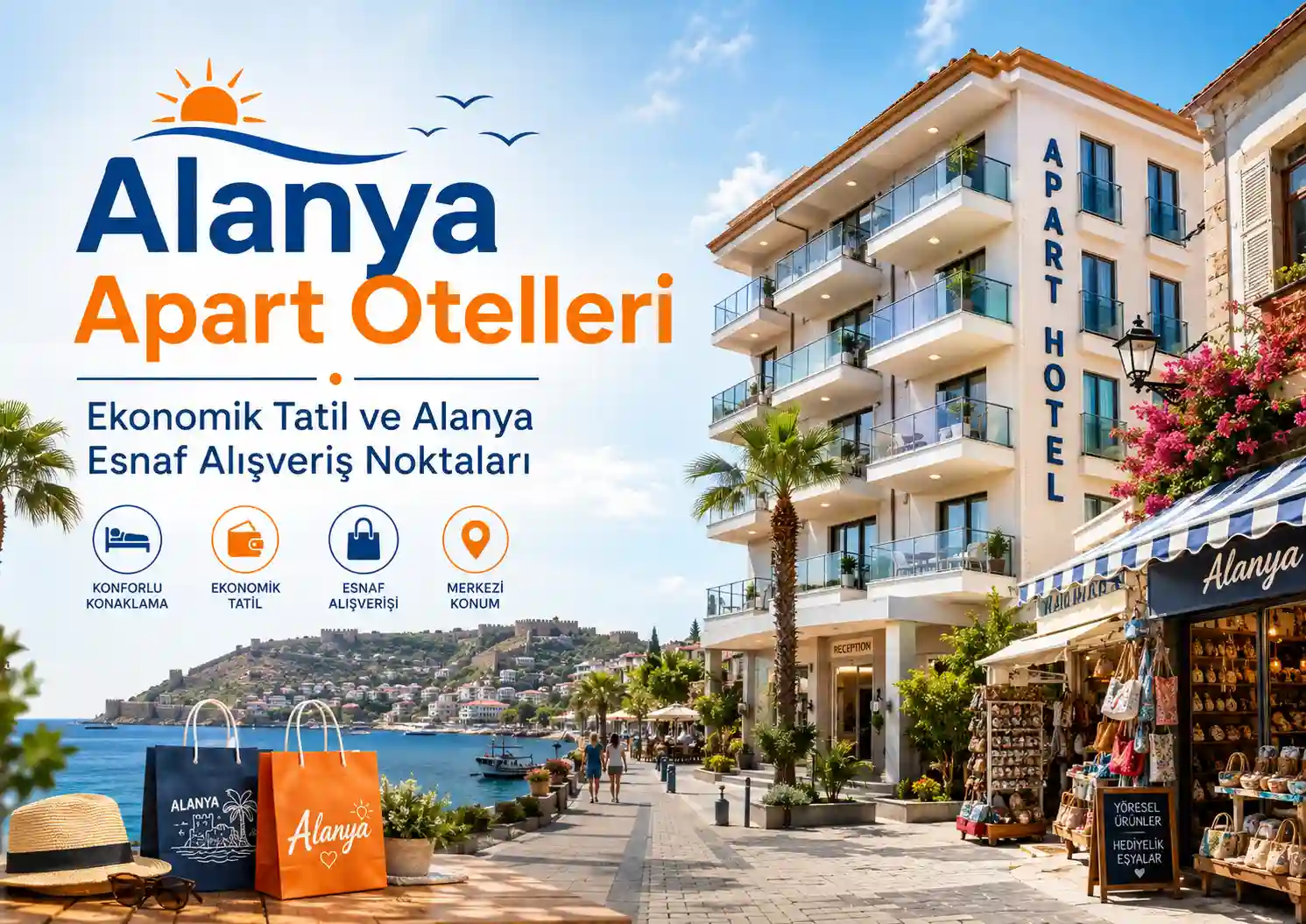 Alanya Apart Otelleri: Ekonomik Tatil ve Alanya Esnaf Alışveriş Noktaları