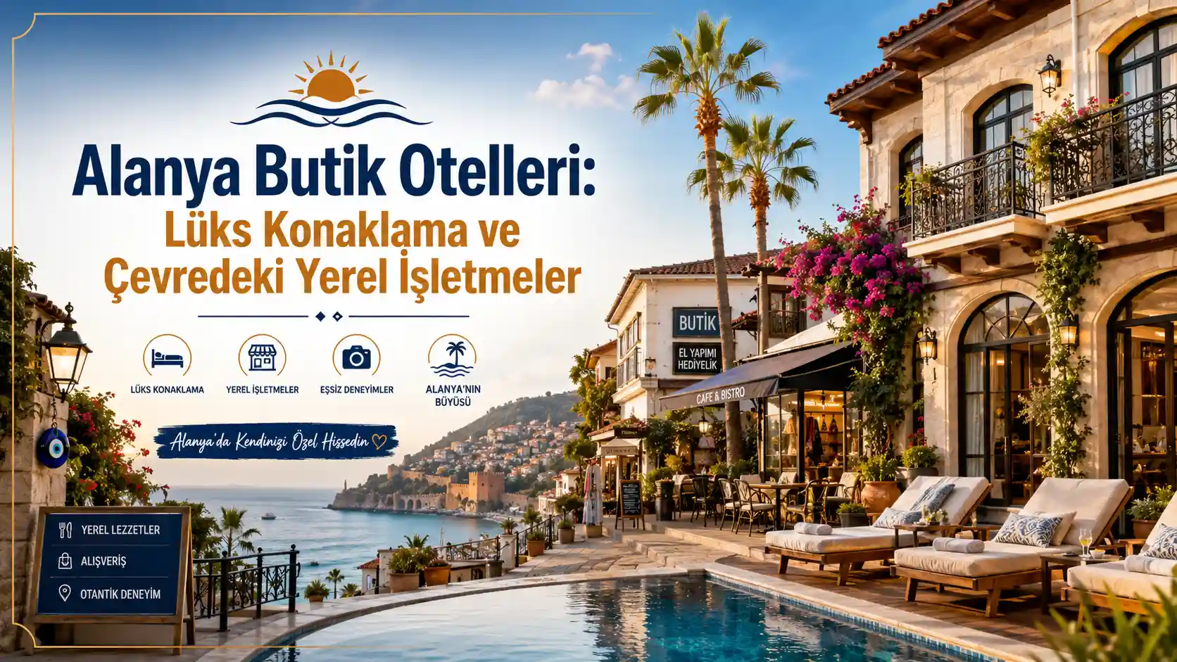 Alanya Butik Otelleri: Lüks Konaklama ve Çevredeki Yerel İşletmeler