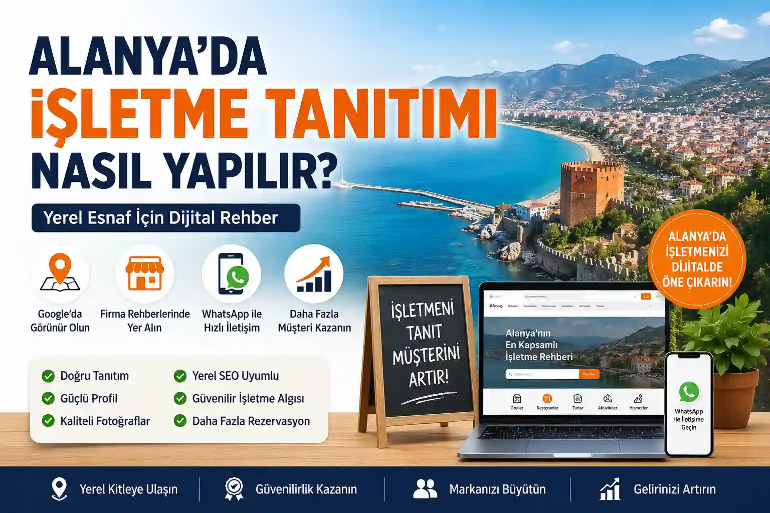 Alanya İşletme Tanıtımı Nasıl Yapılır? | Yerel Esnaf Rehberi | Alanya 