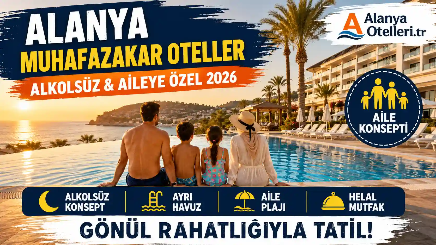 Alanya Muhafazakar Oteller 2026: Alkolsüz ve Aileye Özel Tesis Rehberi
